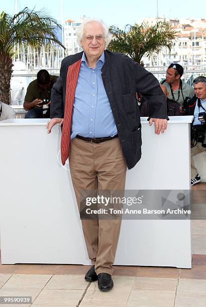 Director Bertrand Tavernier attends the 'The Princess Of Montpensier' Photo Call held at the Palais des Festivals during the 63rd Annual...