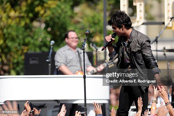 Musician Joe Jonas performs live at the Grove to kick off the summer concert series on May 15, 2010 in Los Angeles, California.