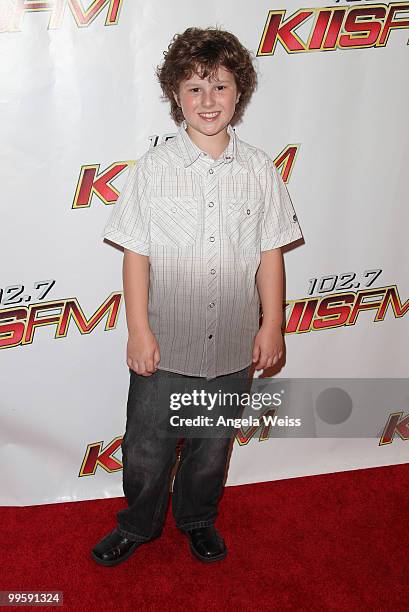 Actor Nolan Gould arrives at KIIS FM's Wango Tango 2010 at the Staples Center on May 15, 2010 in Los Angeles, California.