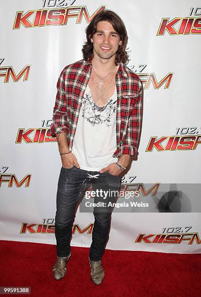 Justin Gaston arrives at KIIS FM's Wango Tango 2010 at the Staples Center on May 15, 2010 in Los Angeles, California.