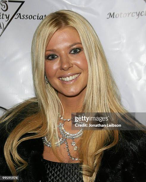 Tara Reid arrives to the Stars And Stripes At The Playboy Mansion on May 15, 2010 in Los Angeles, California.