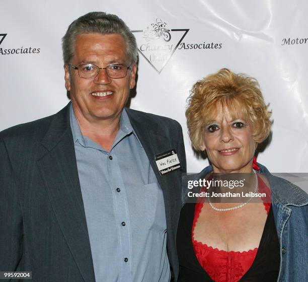 Heroes Night Out founders Max Pierce and Judy Pierce arrive to the Stars And Stripes At The Playboy Mansion on May 15, 2010 in Los Angeles,...