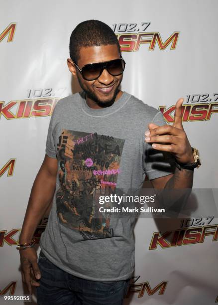 Usher attends KIIS FM's 2010 Wango Tango Concert at Nokia Theatre L.A. Live on May 15, 2010 in Los Angeles, California.