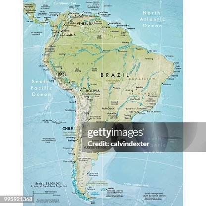Map Of South America Rivers