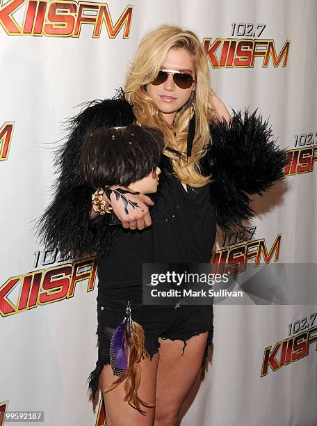 Singer Ke$ha attends KIIS FM's 2010 Wango Tango Concert at Nokia Theatre L.A. Live on May 15, 2010 in Los Angeles, California.