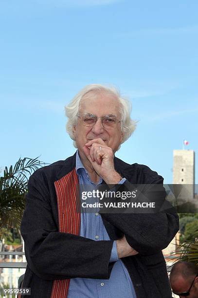 French director Bertrand Tavernier poses during the photocall of "La Princesse de Montpensier" presented in competition at the 63rd Cannes Film...