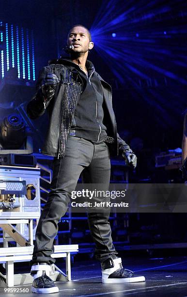 Usher performs at KIIS FM's 2010 Wango Tango Concert at Nokia Theatre L.A. Live on May 15, 2010 in Los Angeles, California.