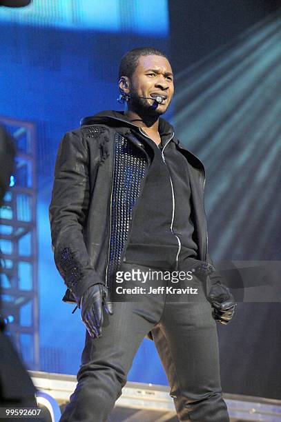 Usher performs at KIIS FM's 2010 Wango Tango Concert at Nokia Theatre L.A. Live on May 15, 2010 in Los Angeles, California.