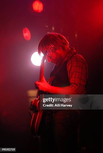 Dan Auerbach of the Black Keys performs at the Classic Car Club on May 15, 2010 in New York City.