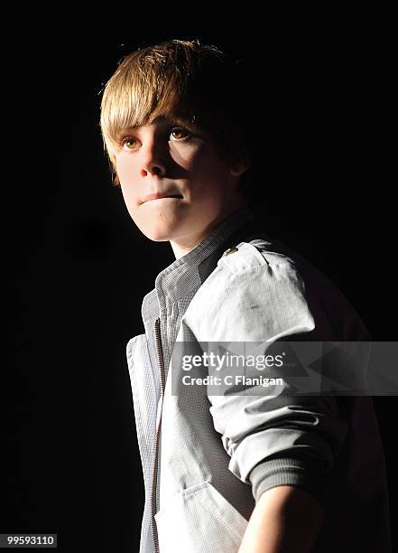 Singer Justin Bieber performs at KIIS FM's 2010 Wango Tango Concert at Nokia Theatre L.A. Live on May 15, 2010 in Los Angeles, California.