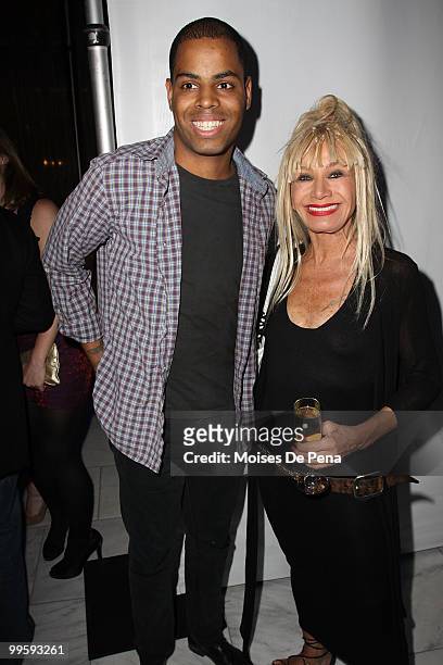 Moises De La Renta and Betsey Johnson attends benefit for The American Folk Art Museum at Espace on May 15, 2010 in New York City.