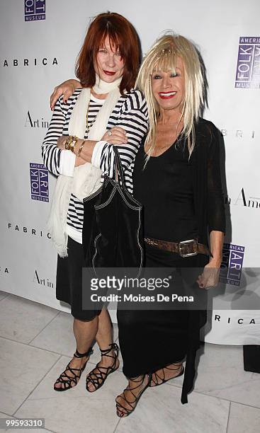 Betsey Johnson attends benefit for The American Folk Art Museum at Espace on May 15, 2010 in New York City.