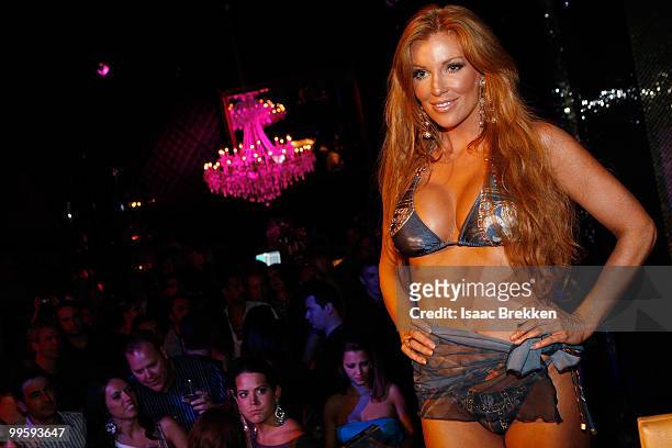Angelica Bridges hosts a fashion show at Eve nightclub at CityCenter on May 15, 2010 in Las Vegas, Nevada.