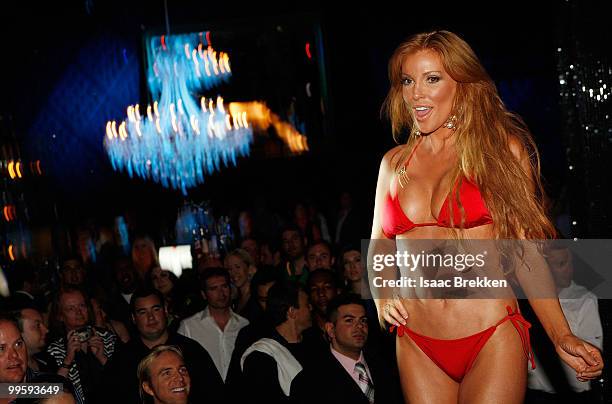 Angelica Bridges hosts a fashion show at Eve nightclub at CityCenter on May 15, 2010 in Las Vegas, Nevada.