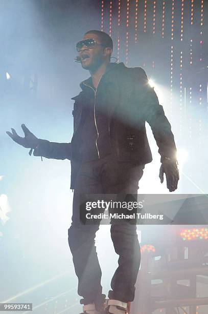 Singer Usher performs at 102.7 KIIS-FM's Wango Tango 2010 show, held at the Staples Center on May 15, 2010 in Los Angeles, California.
