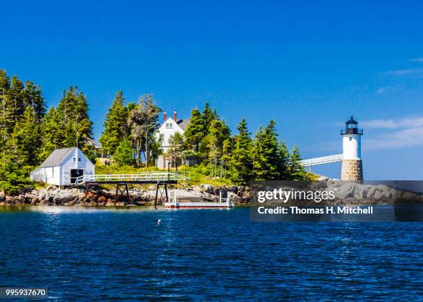 me-isle au haut-isle au haut light - en haut stockfoto's en -beelden