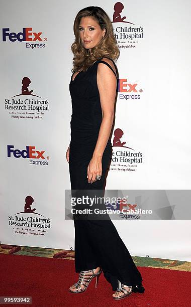 Daisy Fuentes arrives at 8th annual FedEx and St. Jude Angels and Stars Gala at InterContinental Hotel on May 15, 2010 in Miami, Florida.