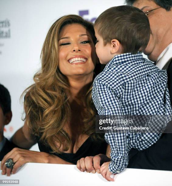 Daisy Fuentes arrives at 8th annual FedEx and St. Jude Angels and Stars Gala at InterContinental Hotel on May 15, 2010 in Miami, Florida.