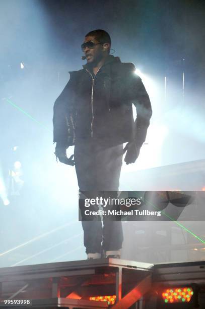 Singer Usher performs at 102.7 KIIS-FM's Wango Tango 2010 show, held at the Staples Center on May 15, 2010 in Los Angeles, California.