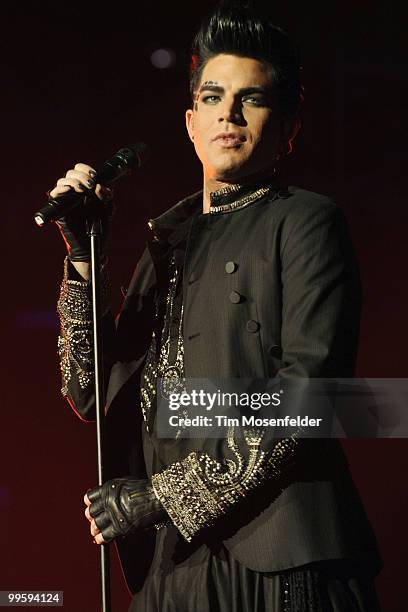 Adam Lambert performs as part of KIIS FM's Wango Tango 2010 at Staples Center on May 15, 2010 in Los Angeles, California.