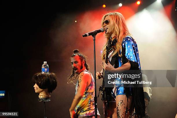 Singer Ke$ha performs at 102.7 KIIS-FM's Wango Tango 2010 show, held at the Staples Center on May 15, 2010 in Los Angeles, California.