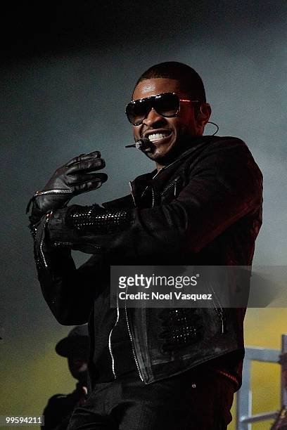 Usher performs at KIIS FM's 2010 Wango Tango Concert at Staples Center on May 15, 2010 in Los Angeles, California.