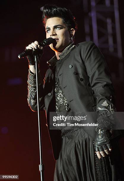 Adam Lambert performs as part of KIIS FM's Wango Tango 2010 at Staples Center on May 15, 2010 in Los Angeles, California.