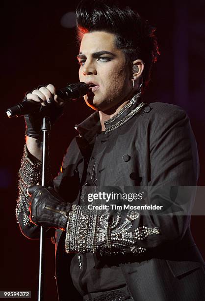 Adam Lambert performs as part of KIIS FM's Wango Tango 2010 at Staples Center on May 15, 2010 in Los Angeles, California.