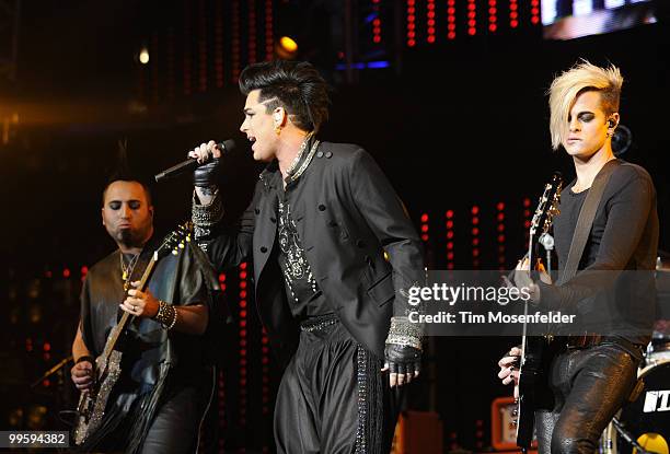 Adam Lambert performs as part of KIIS FM's Wango Tango 2010 at Staples Center on May 15, 2010 in Los Angeles, California.