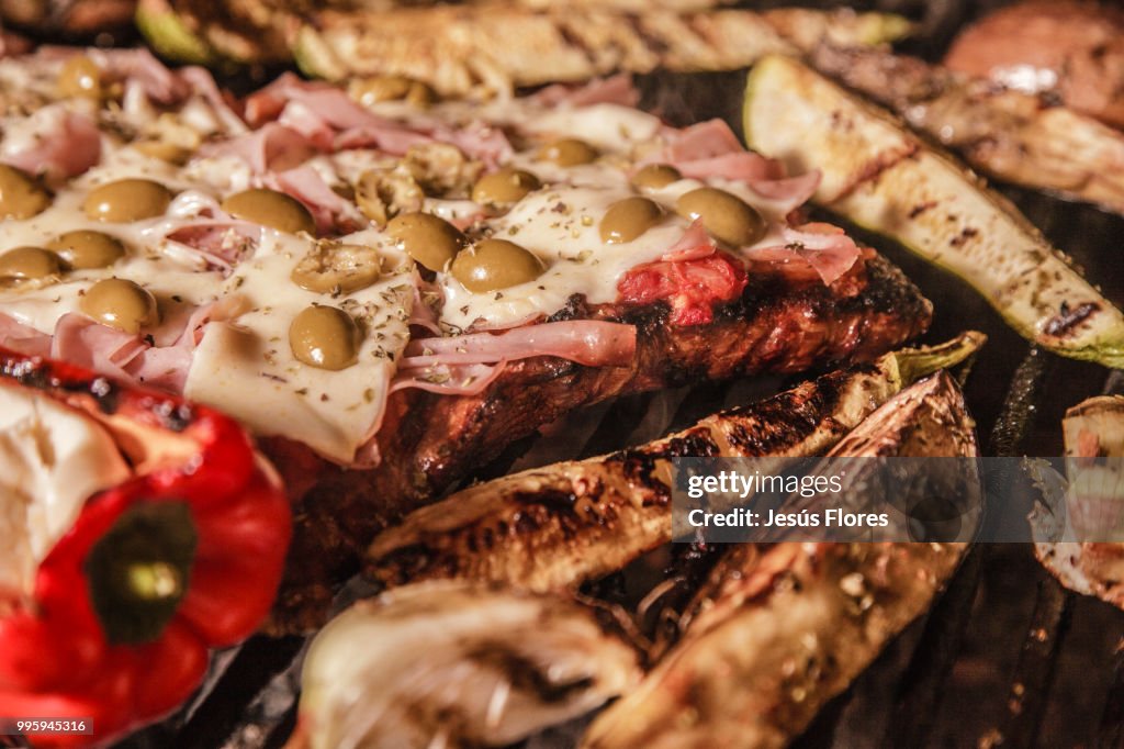 Matambre a la Pizza con Vegetales