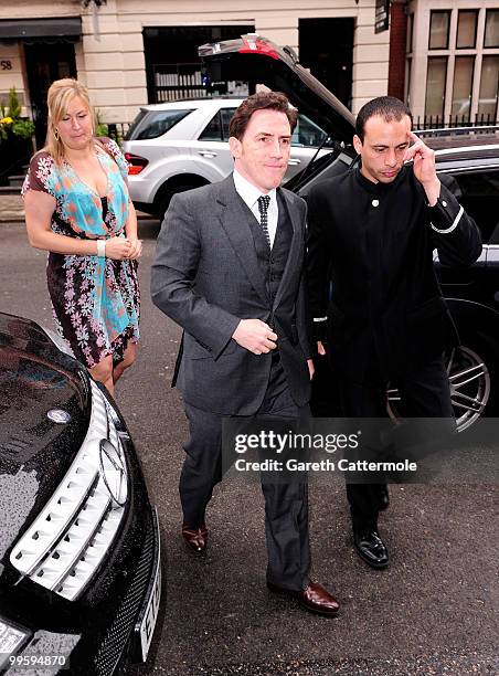 Rob Brydon attends the wedding of David Walliams and Lara Stone at Claridge's Hotel on May 16, 2010 in London, England.