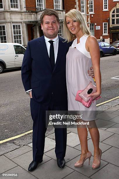 James Corden attends the wedding of David Walliams and Lara Stone at Claridge's Hotel on May 16, 2010 in London, England.