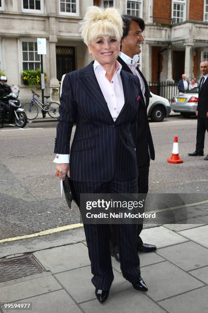 Barbara Windsor attends the wedding of David Walliams and Lara Stone at Claridge's Hotel on May 16, 2010 in London, England.