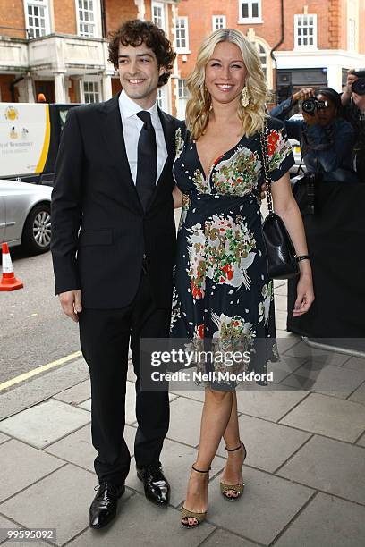 Lee Mead and Denise Van Outen attends the wedding of David Walliams and Lara Stone at Claridge's Hotel on May 16, 2010 in London, England.