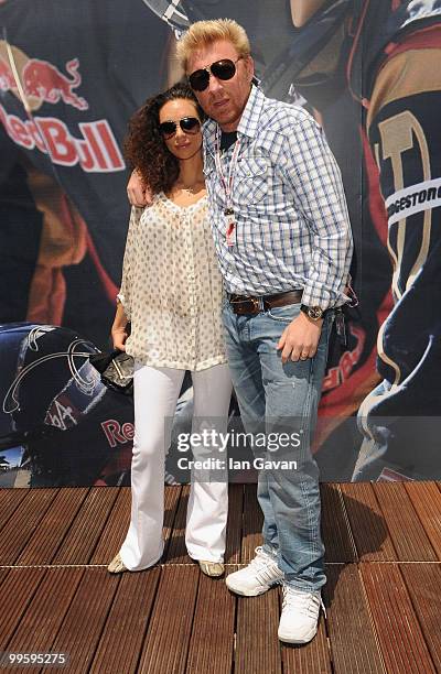 Boris Becker and his wife Sharlely Becker attend the Red Bull Formula 1 Energy Station on May 16, 2010 in Monaco, France.