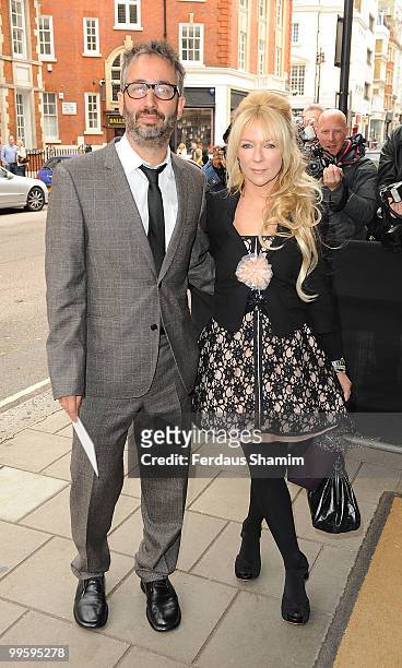 David Baddiel attends the wedding of David Walliams and Lara Stone at Claridge's Hotel on May 16, 2010 in London, England.