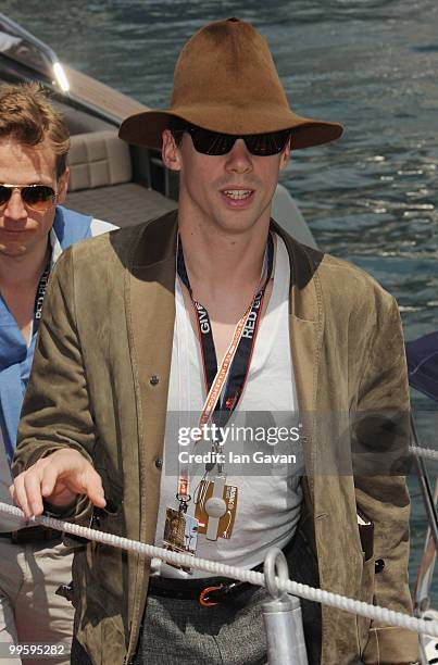 Johnny Borrell from Razorlight attends the Red Bull Formula 1 Energy Station on May 16, 2010 in Monaco, France.