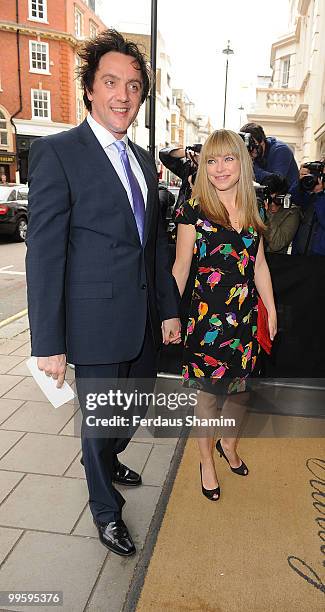 Natalie Press attends the wedding of David Walliams and Lara Stone at Claridge's Hotel on May 16, 2010 in London, England.