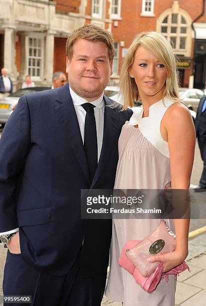 James Corden attends the wedding of David Walliams and Lara Stone at Claridge's Hotel on May 16, 2010 in London, England.