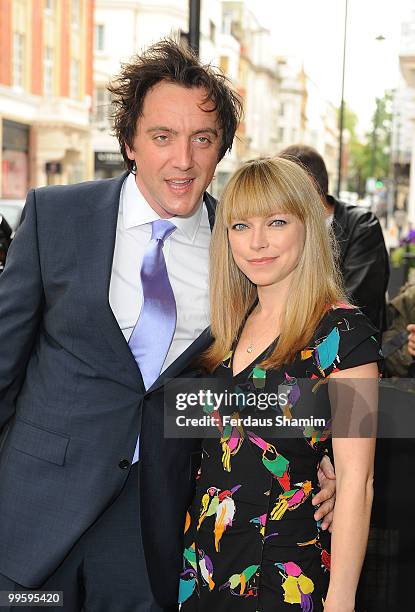 Natalie Press attends the wedding of David Walliams and Lara Stone at Claridge's Hotel on May 16, 2010 in London, England.