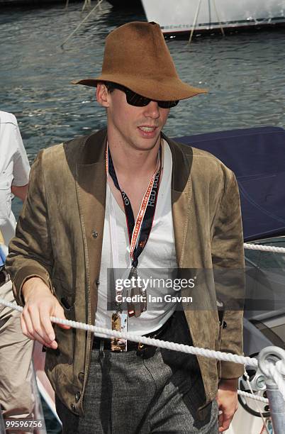 Johnny Borrell from Razorlight attends the Red Bull Formula 1 Energy Station on May 16, 2010 in Monaco, France.