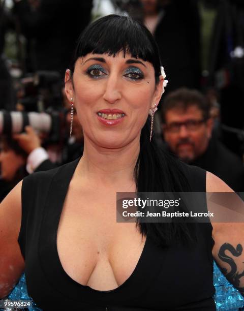 Rossy De Palma attends the 'You Will Meet A Tall Dark Stranger' Premiere held at the Palais des Festivals during the 63rd Annual International Cannes...