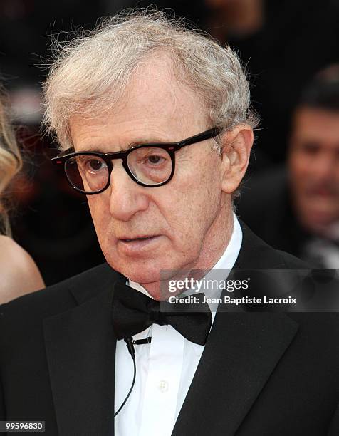 Woody Allen attends the 'You Will Meet A Tall Dark Stranger' Premiere held at the Palais des Festivals during the 63rd Annual International Cannes...