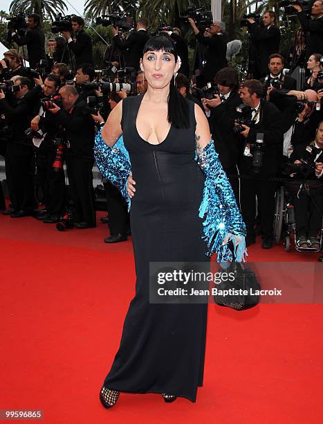 Rossy De Palma attends the 'You Will Meet A Tall Dark Stranger' Premiere held at the Palais des Festivals during the 63rd Annual International Cannes...