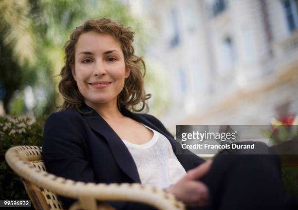 Swedish actress Noomi Rapace poses for a portrait session during the 63rd Annual Cannes Film Festival at Carlton Terrace on May 16, 2010 in Cannes,...