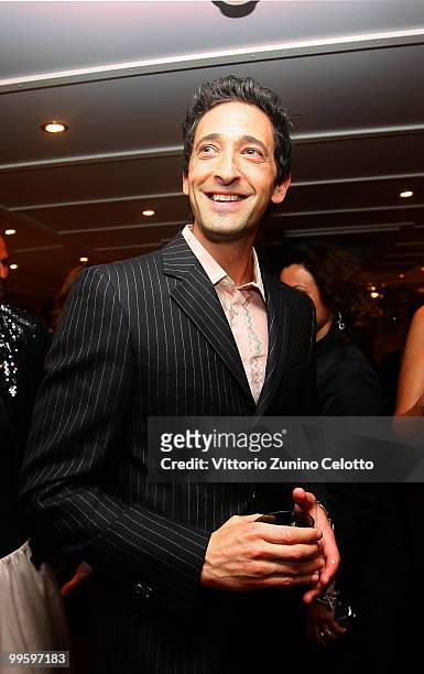 Actor Adrien Brody attends the "Black Moon Benefit Gala" for the Mandela Foundation, hosted by Lancia on board of the "Signora del Vento" on May 15,...