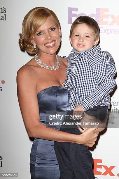 Actress Maritza Rodriguez arrives at 8th annual FedEx and St. Jude Angels and Stars Gala at InterContinental Hotel on May 15, 2010 in Miami, Florida.