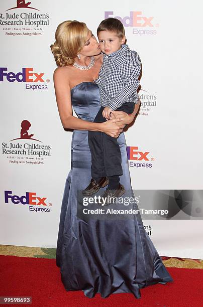 Actress Maritza Rodriguez arrives at 8th annual FedEx and St. Jude Angels and Stars Gala at InterContinental Hotel on May 15, 2010 in Miami, Florida.