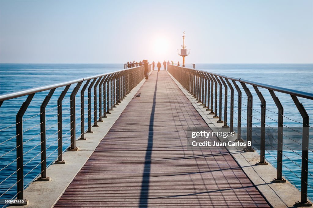 Bridge Oil " - gangway over the sea