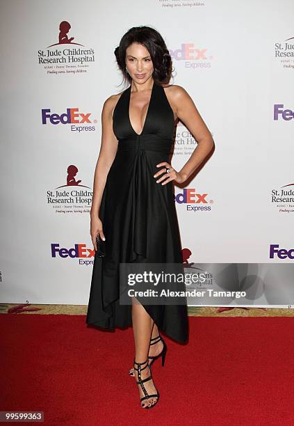 Actress Patricia de Leon arrives at 8th annual FedEx and St. Jude Angels and Stars Gala at InterContinental Hotel on May 15, 2010 in Miami, Florida.